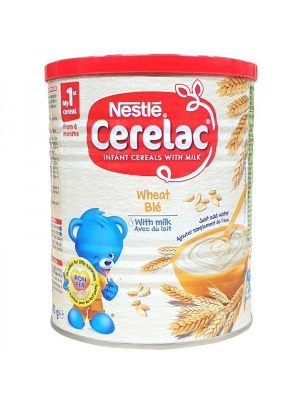 Nestlé Céréales bébés CERELAC miel et blé avec lait, paquet de 6